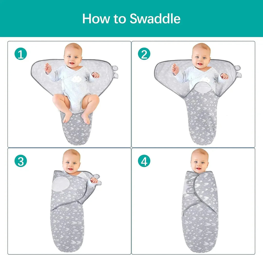 Organic Cotton Baby Swaddles for Newborns