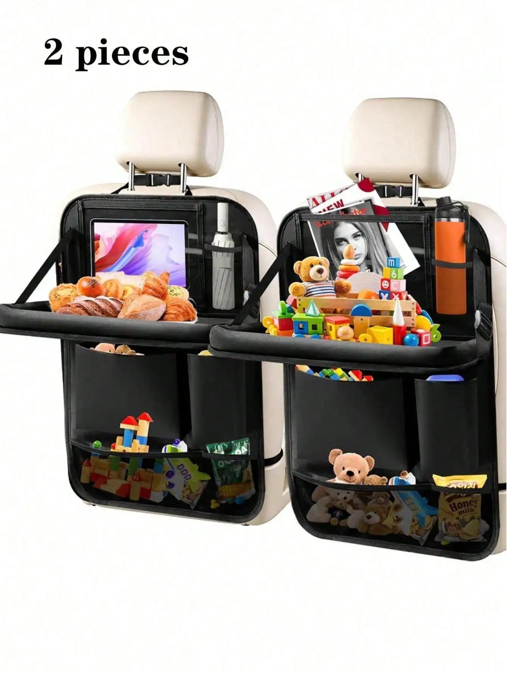 2pcs Car Backseat Storage Holder