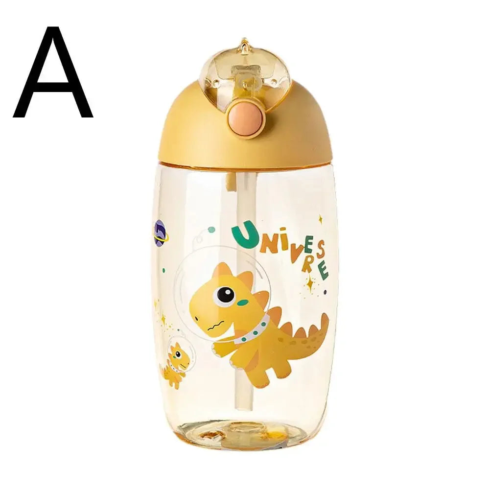 Children's Water Bottle With Straw And Lid
