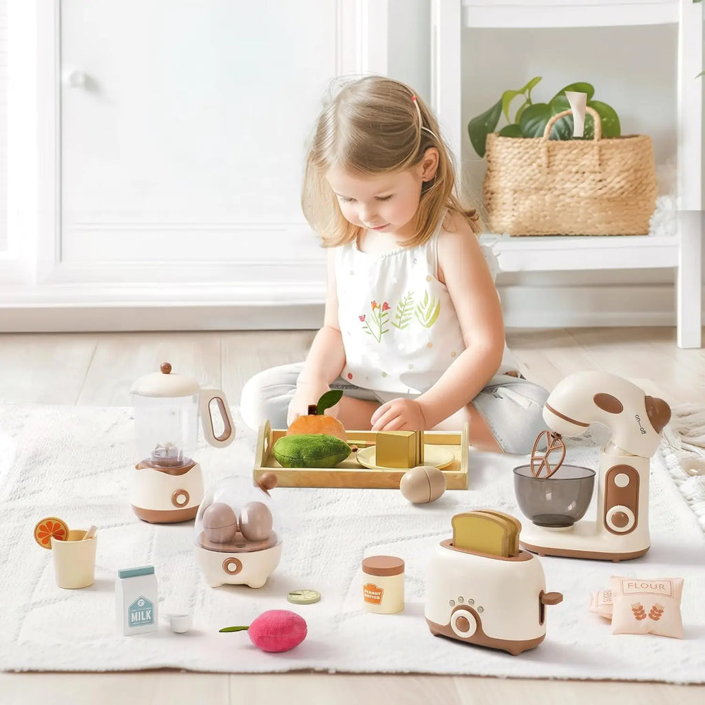 Wooden Play Kitchen Appliances