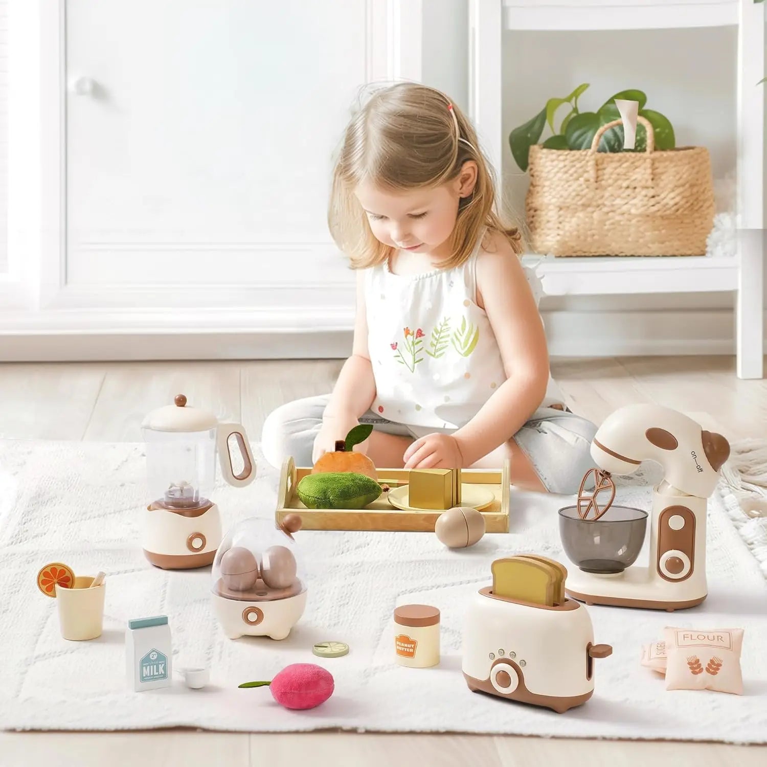 Wooden Play Kitchen Appliances