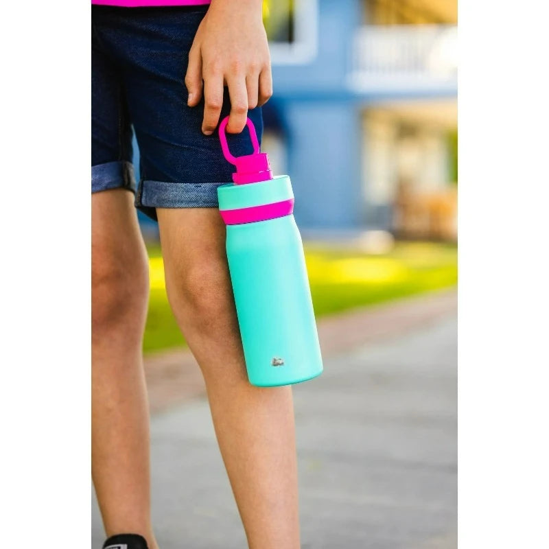 16 oz Stainless Steel Kids Water Bottle
