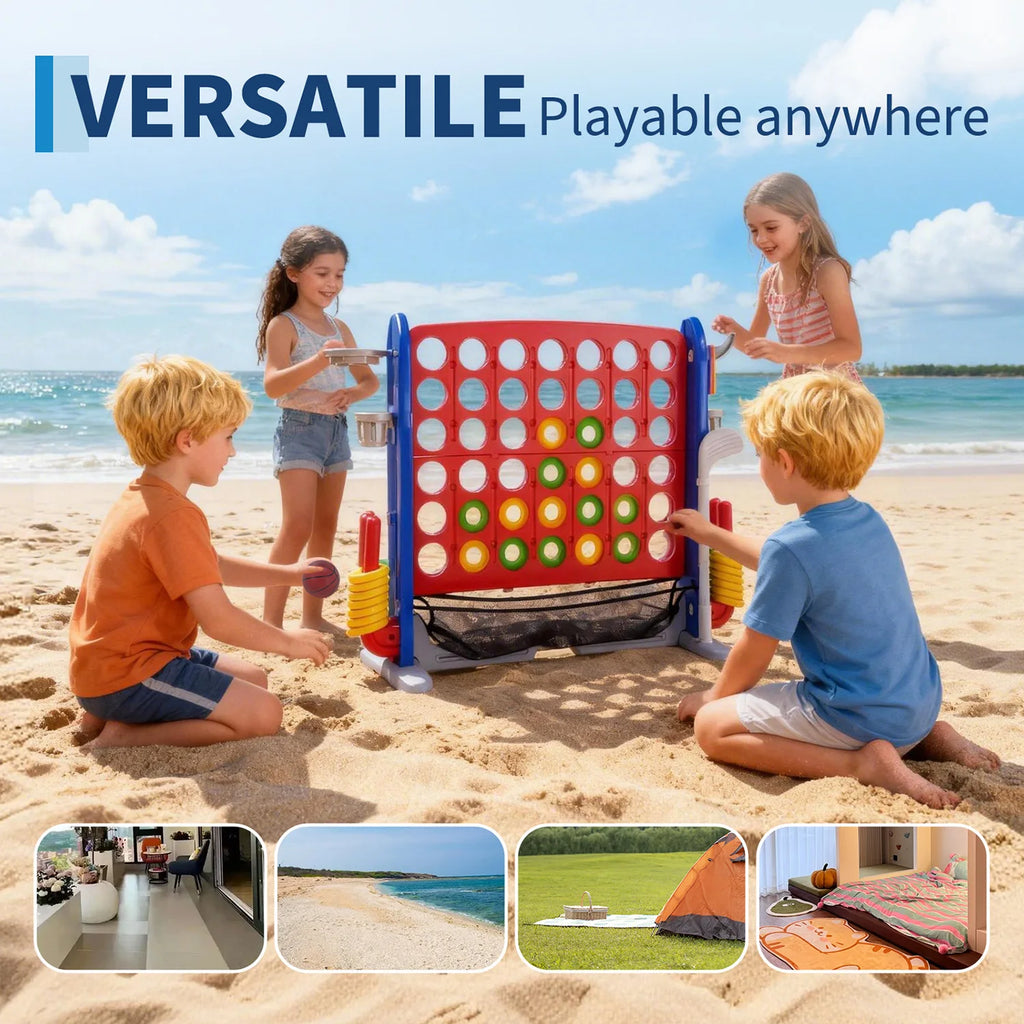 4-in-1 Jumbo Outdoor Yard Game