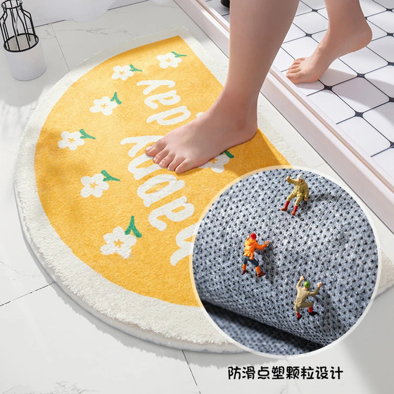 Non-Slip Soft Absorbent Floor Mats