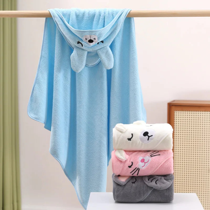Children's Hooded Bath Towels