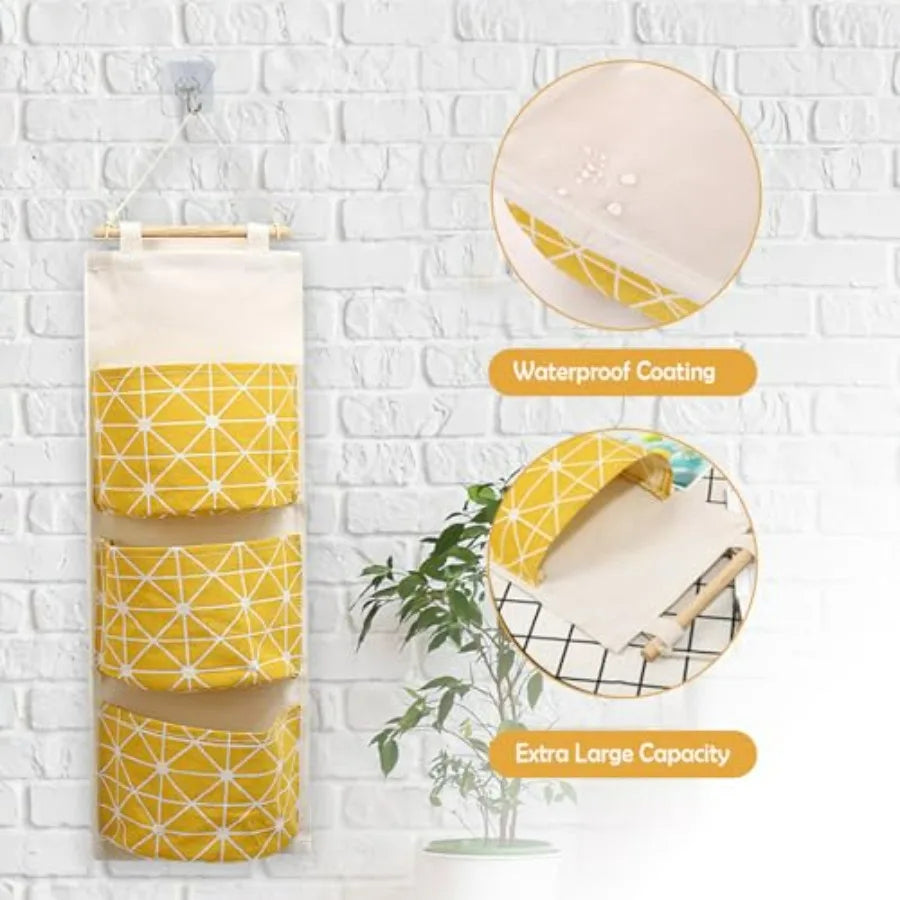 3-Pack Wall Hanging Storage Organizers