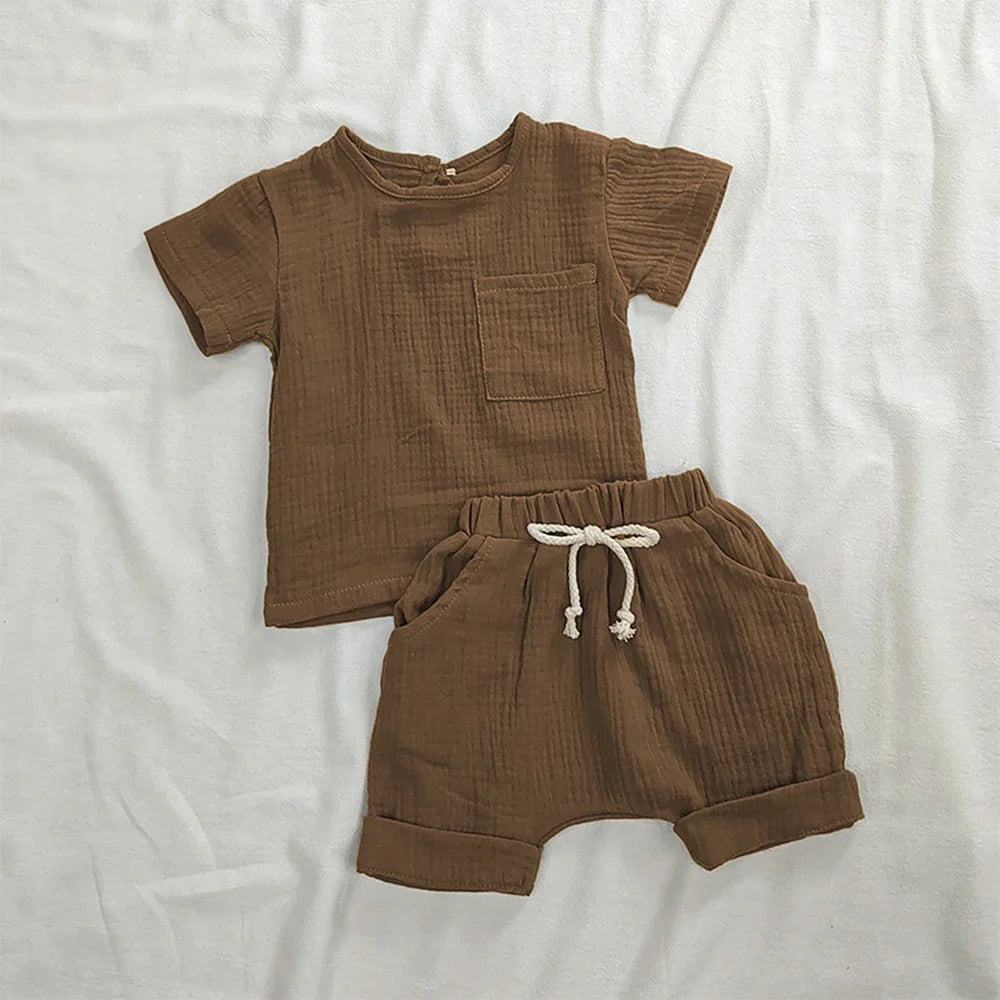 2 Pieces Babies and Toddler Outfit Set