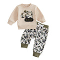 2-Piece Cute Excavator Outfit