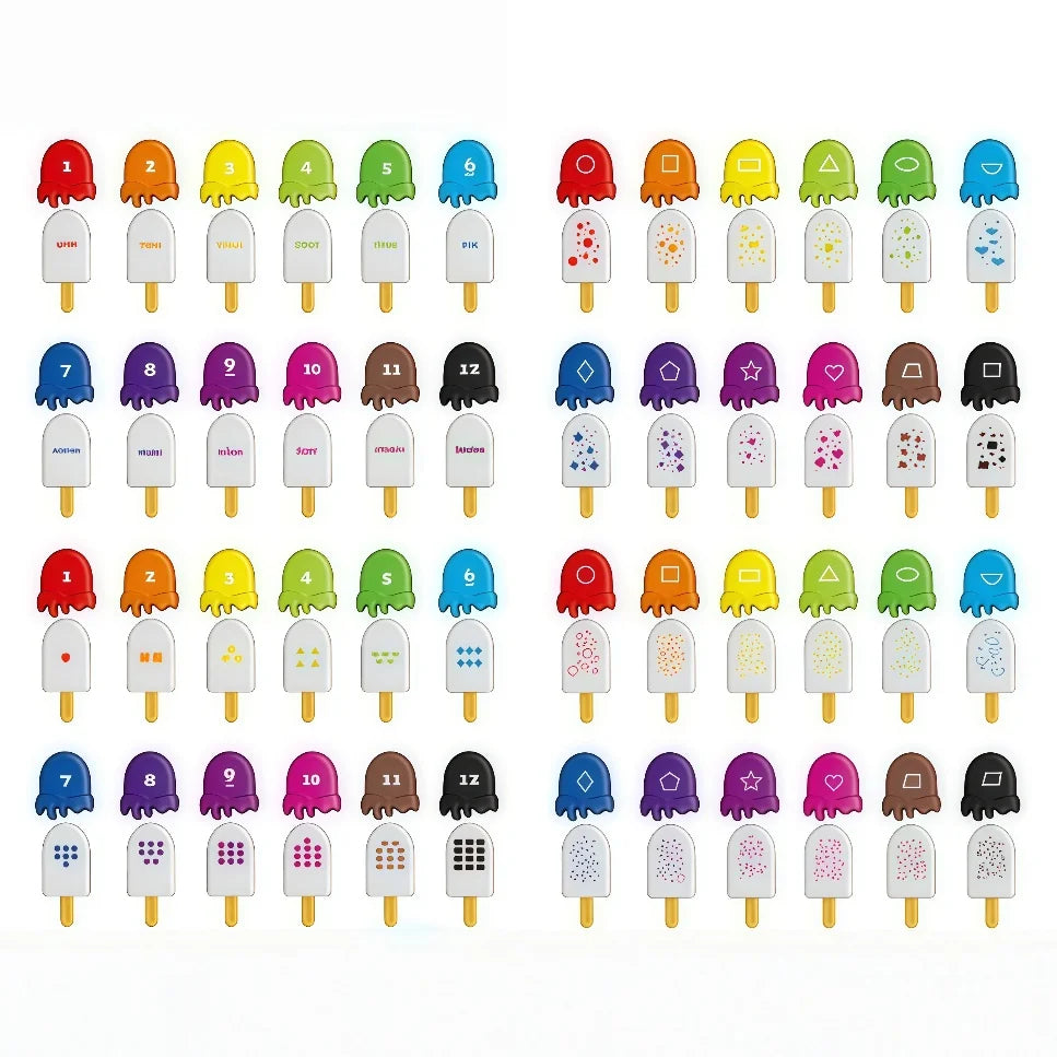 Educational Ice Cream Stacking Toy for Toddlers