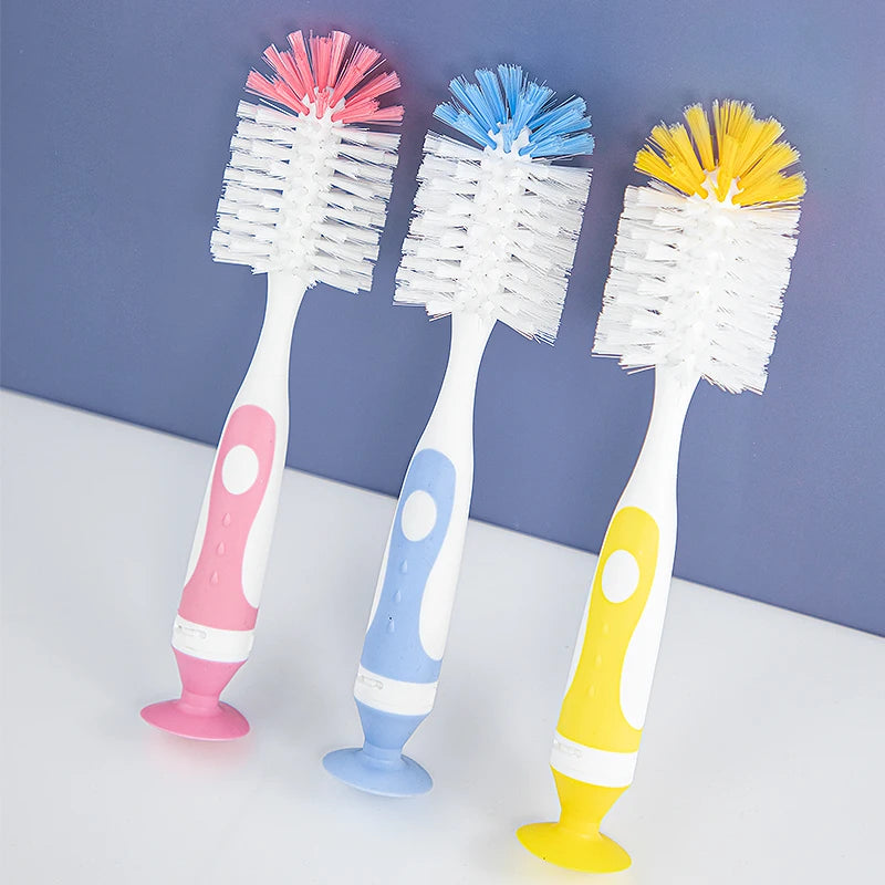 Baby Bottle Cleaning Brush, Suction Stand