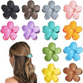 12 Pack Small Flower Hair Claw Clips