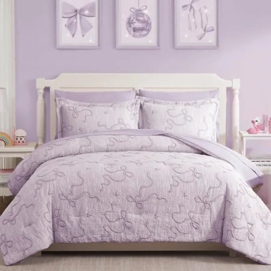5 Pieces Comforter Set for Girls