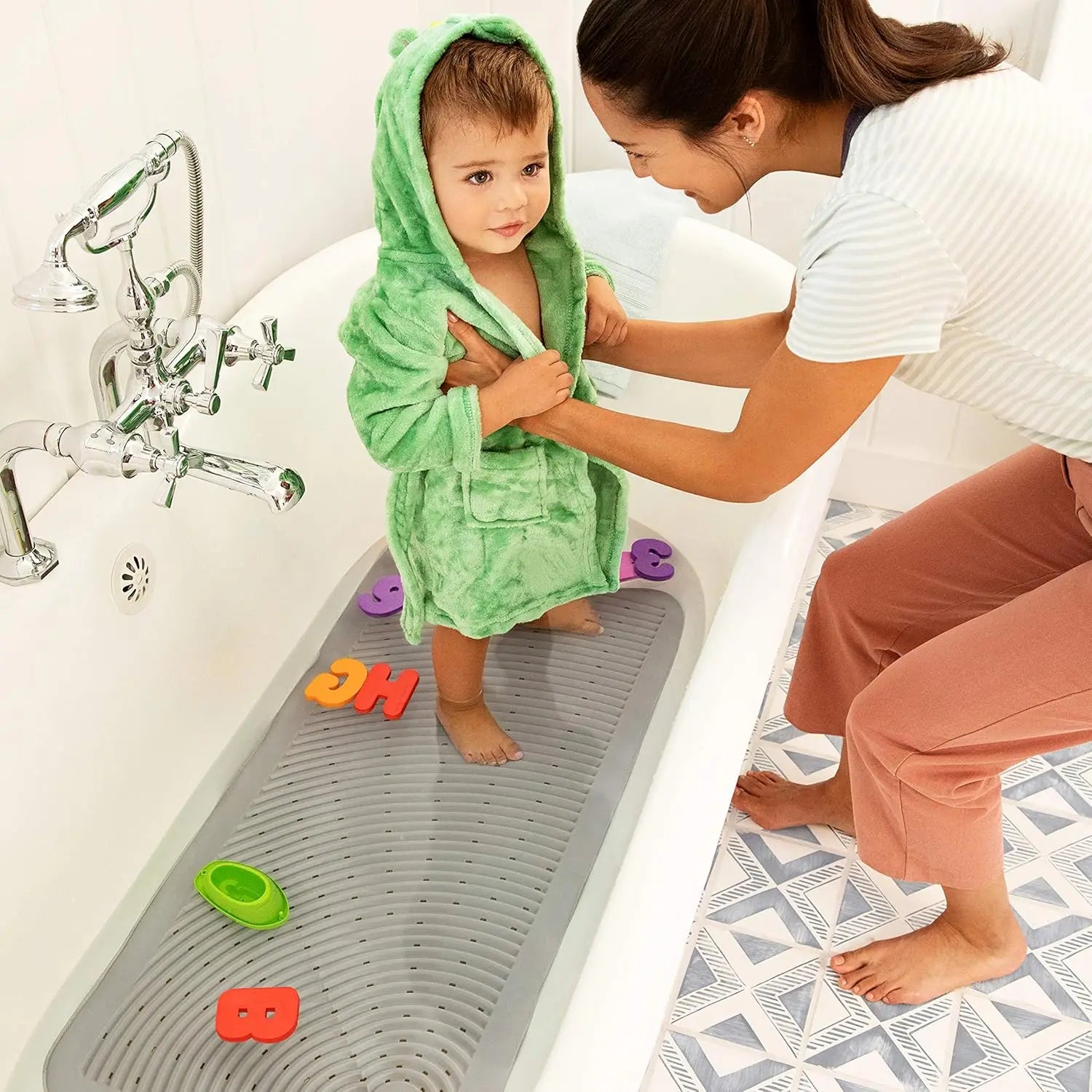 Cushioned Baby Bath Mat for Tub