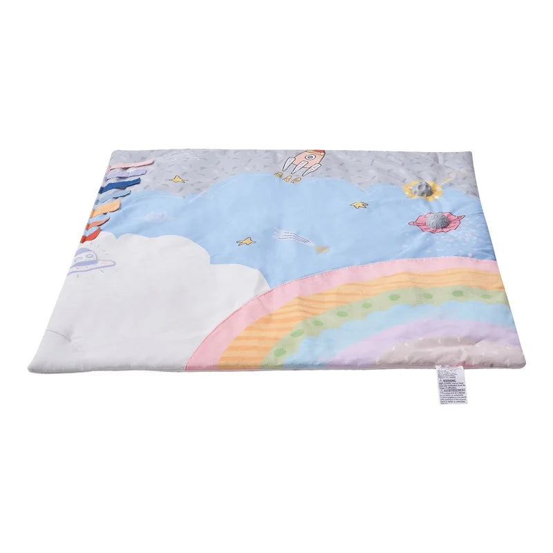 Baby Play Gym Mat with 6 Sensory