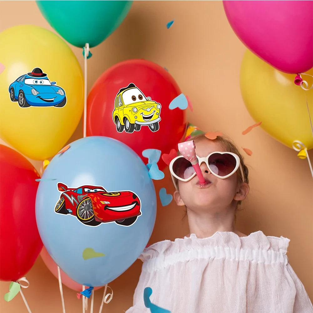 8/16Sheets DIY Race Car Make a Face Puzzle Stickers Boys Toy Create your own Cars Assemble Jigsaw Funny Party Game Children Gift