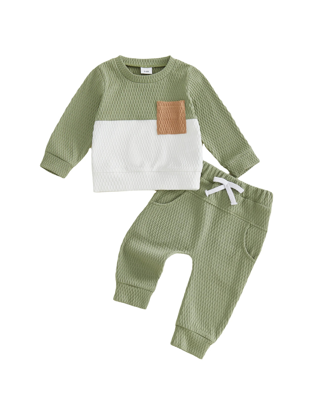 Toddlers Color Block Sweater and Matching Pants