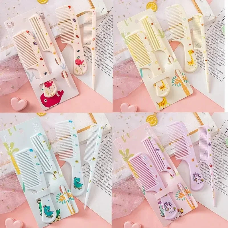 2pcs Kids Hair Combs Set