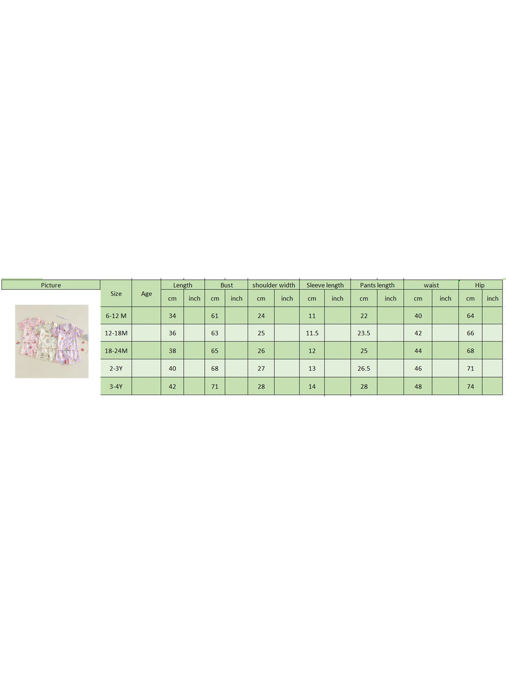 Girls Birthday Satin Pajama Set