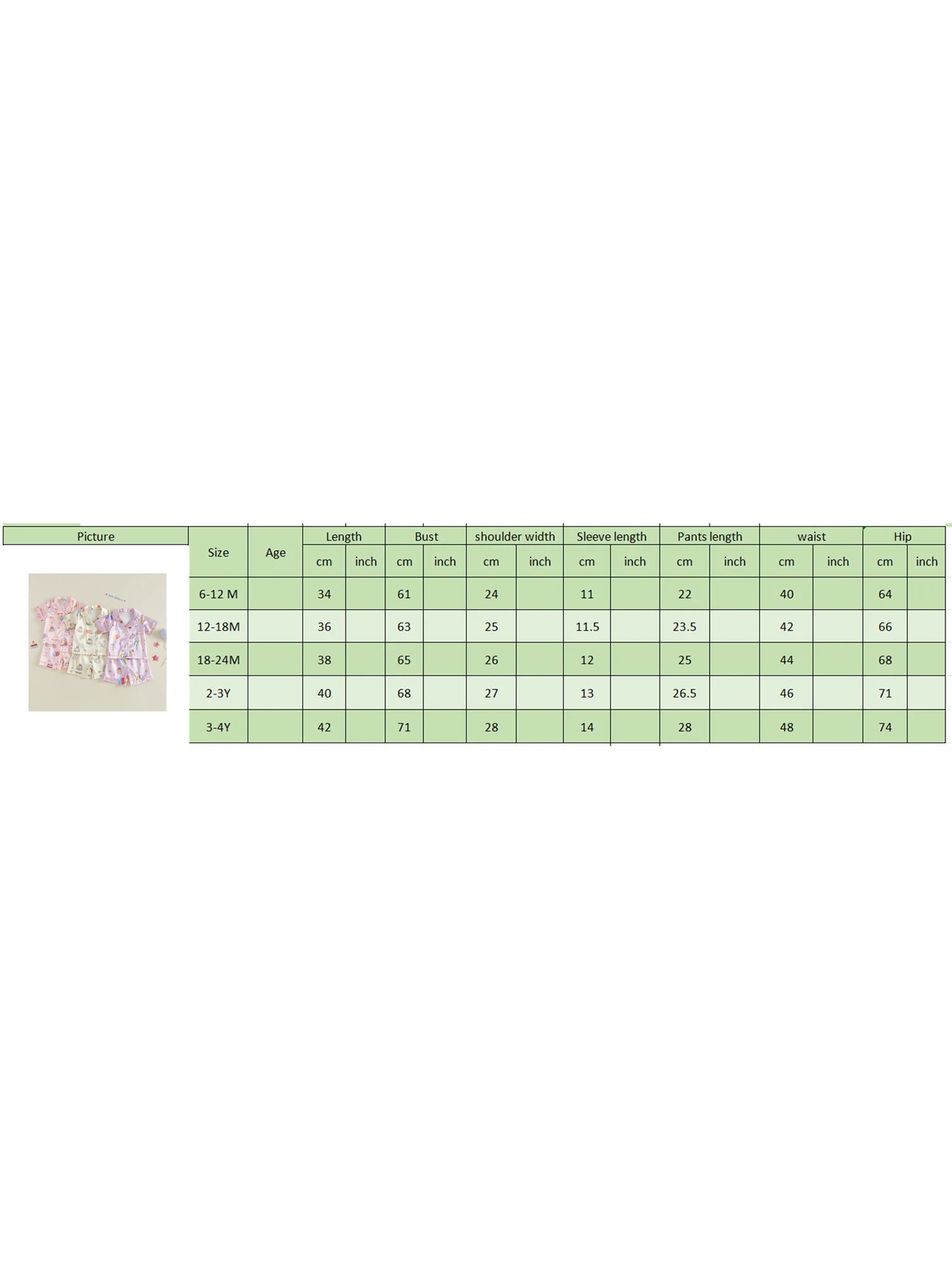 Girls Birthday Satin Pajama Set