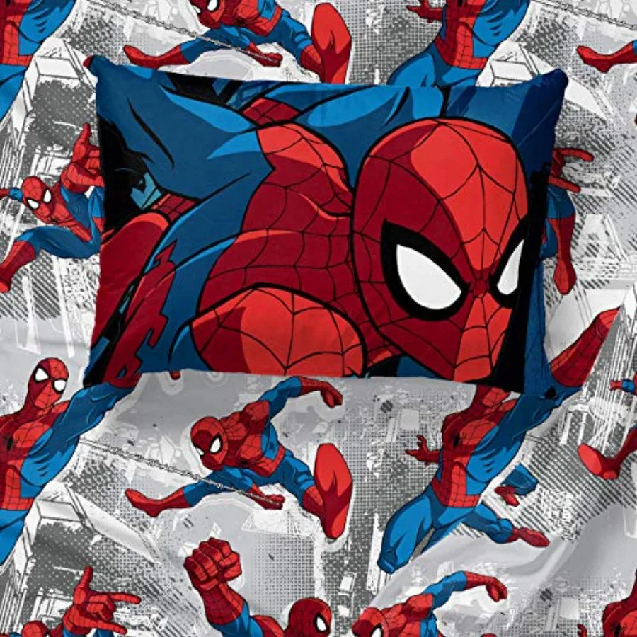 Spiderman 4 Pcs Bed Set