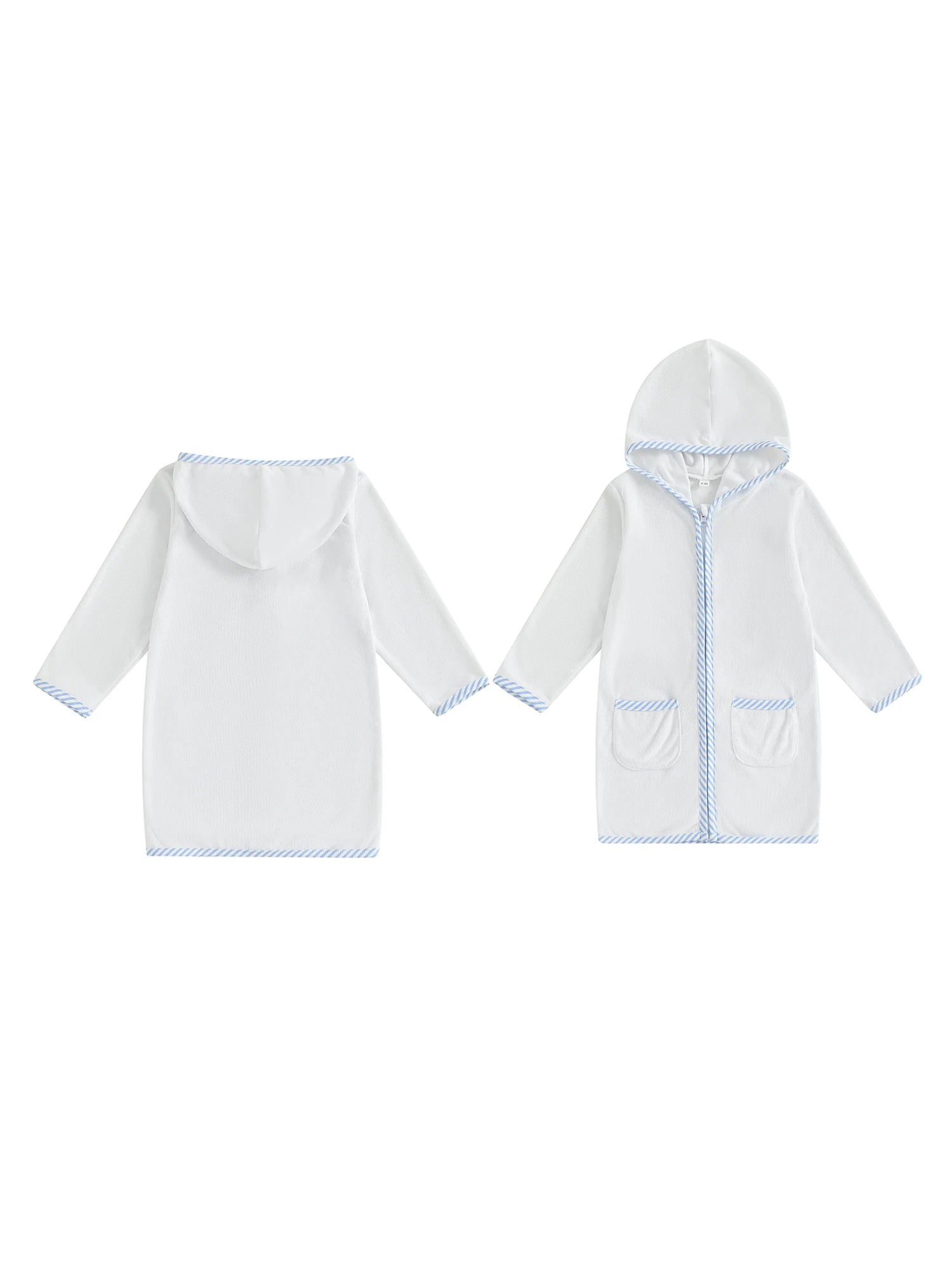 Kids Long Sleeve Hooded Towel Cover Up