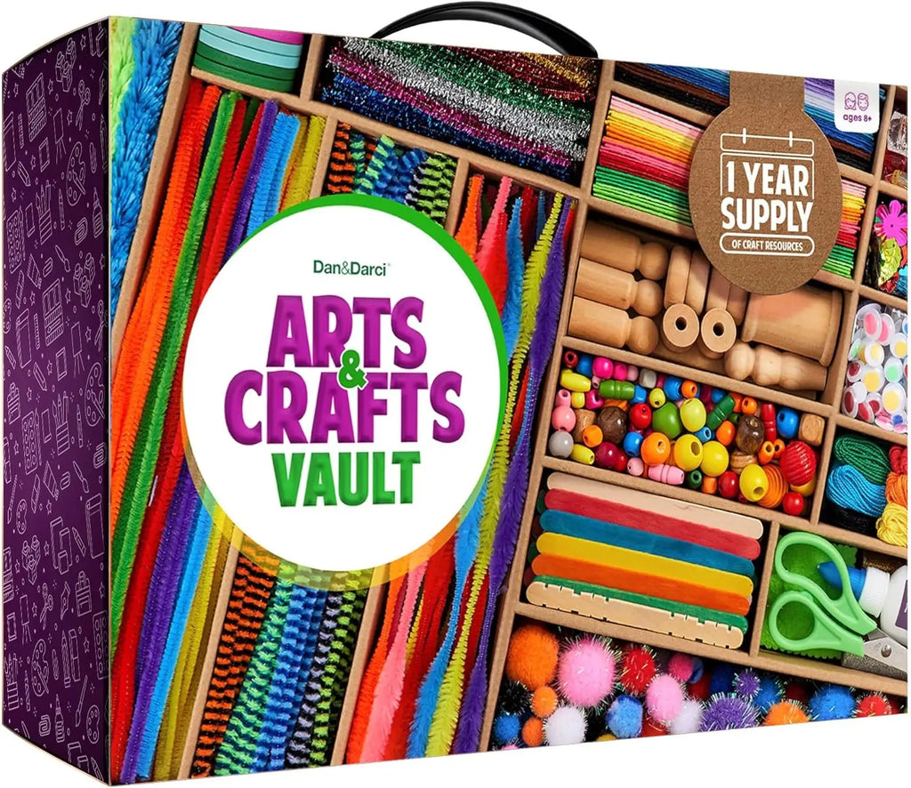 1000+ Piece Crafts Supply Kit For Kids