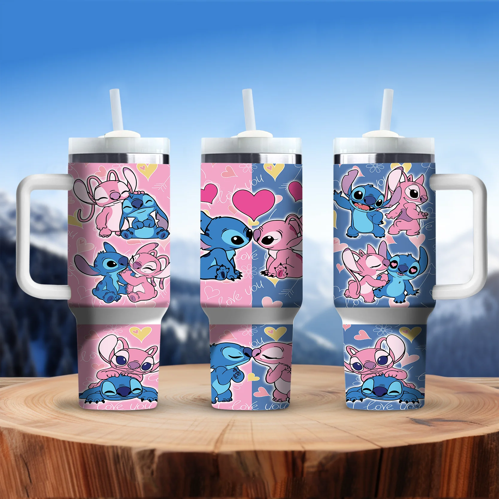 Stitch and Angel 40oz Insulated Tumbler