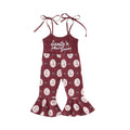 Girls Christmas Sleeveless Jumpsuit
