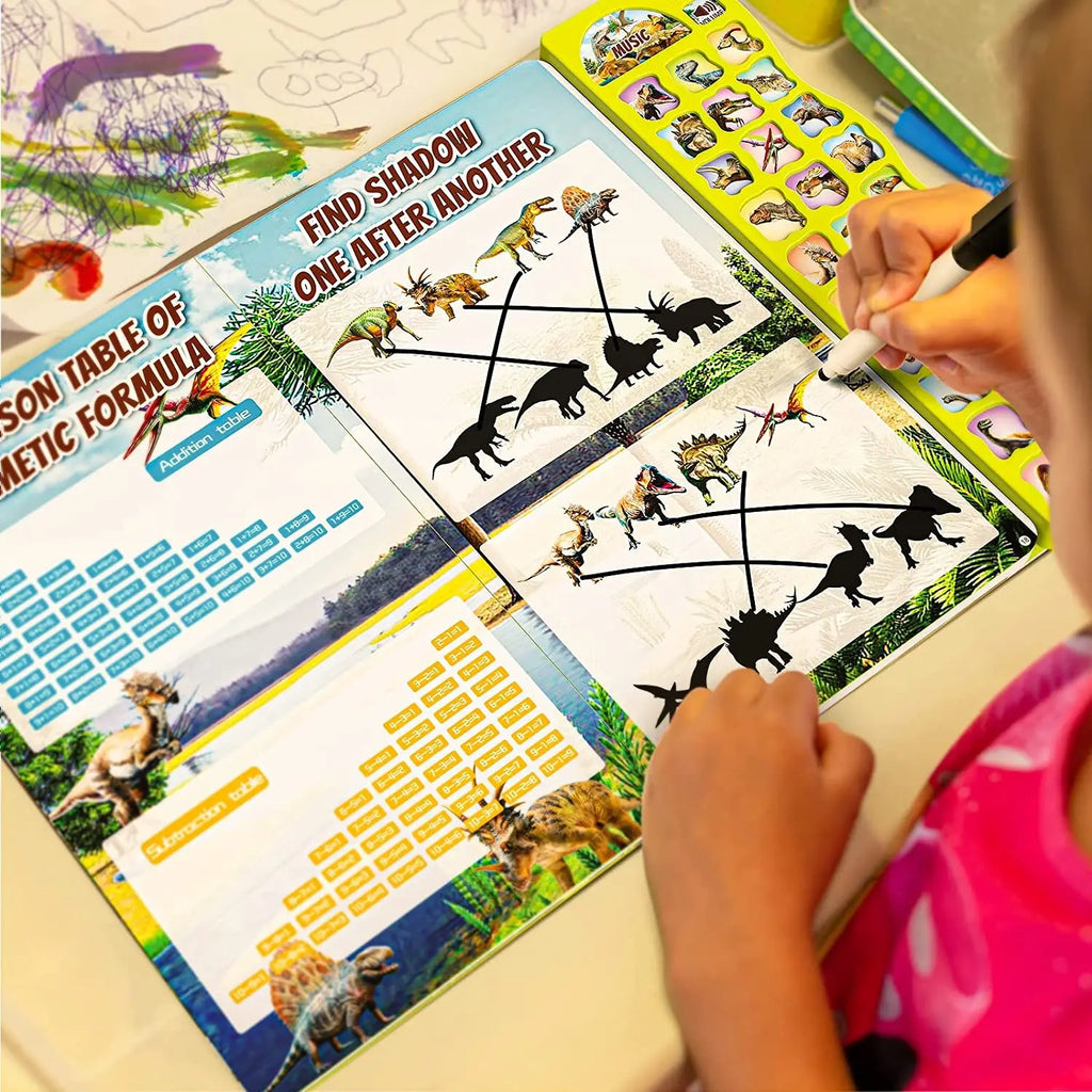 Interactive Dinosaur Book with Realistic Sounds