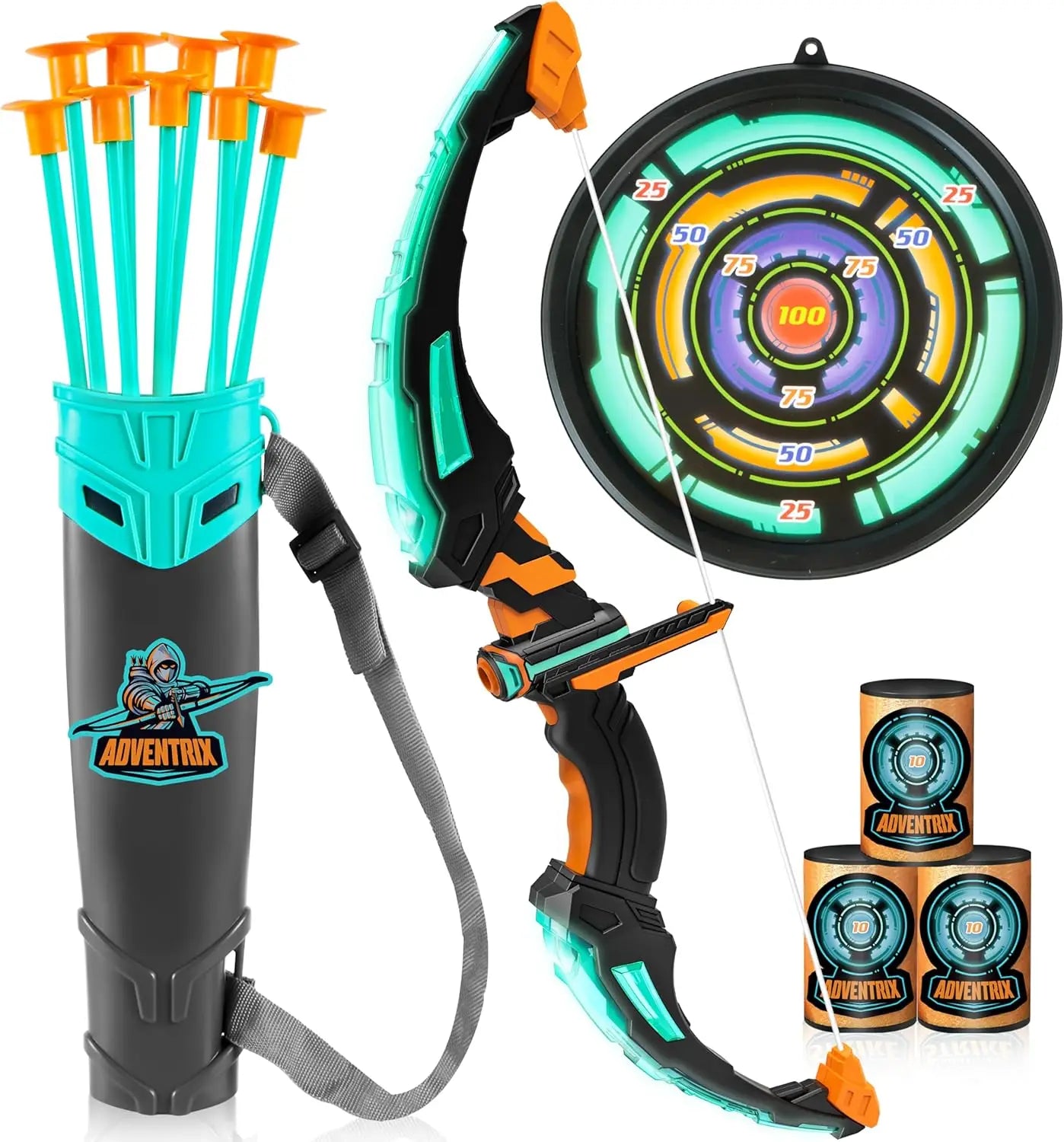 LED Kids Bow and Arrow Set