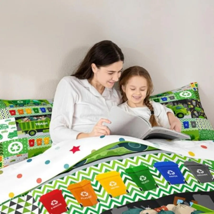 Garbage Truck Bedding Comforter Sets
