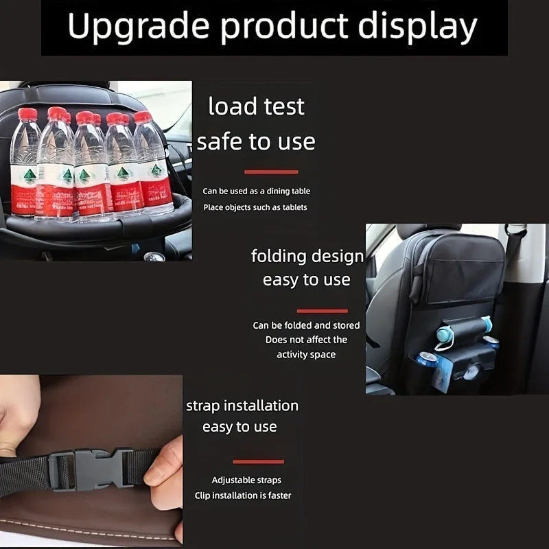 2pcs All-in-One Back Seat Organizer
