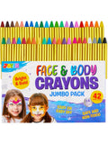 42PCS Face and Body Paint Crayons