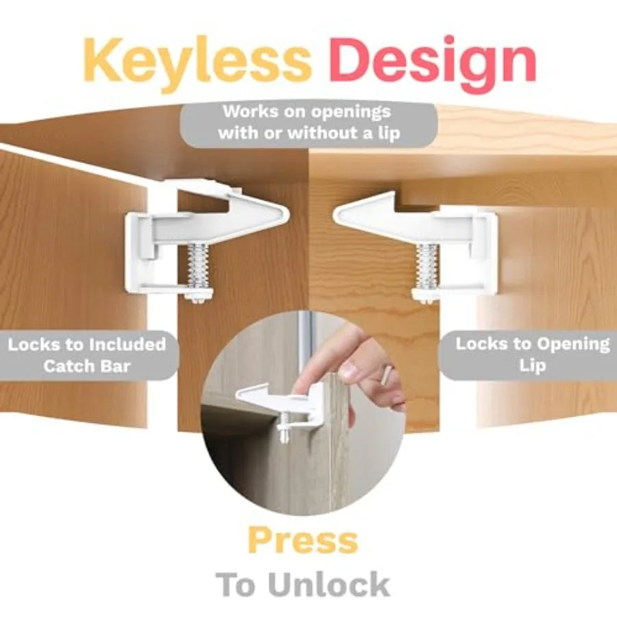 Child Safety Cabinet Latches