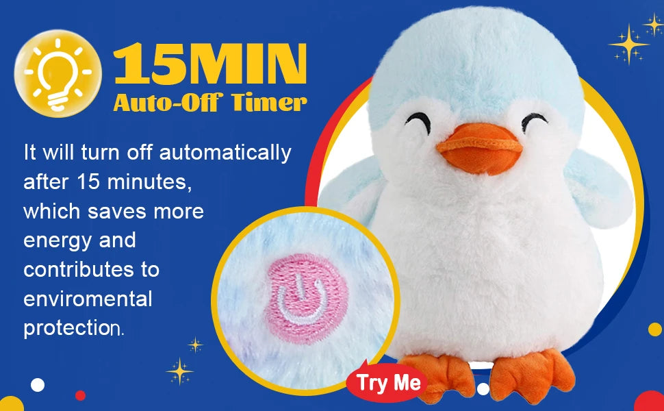 Glowing Penguin Plush Toy