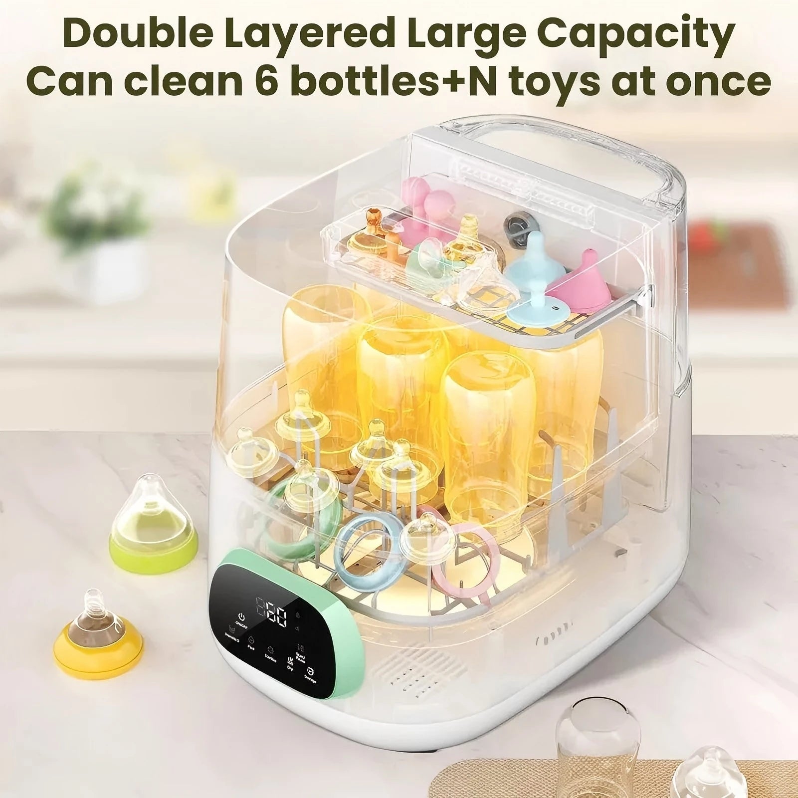 4-in-1 Baby Bottle Washer and Sanitizer