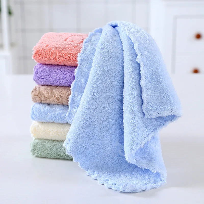 5-piece Fleece Face Towels