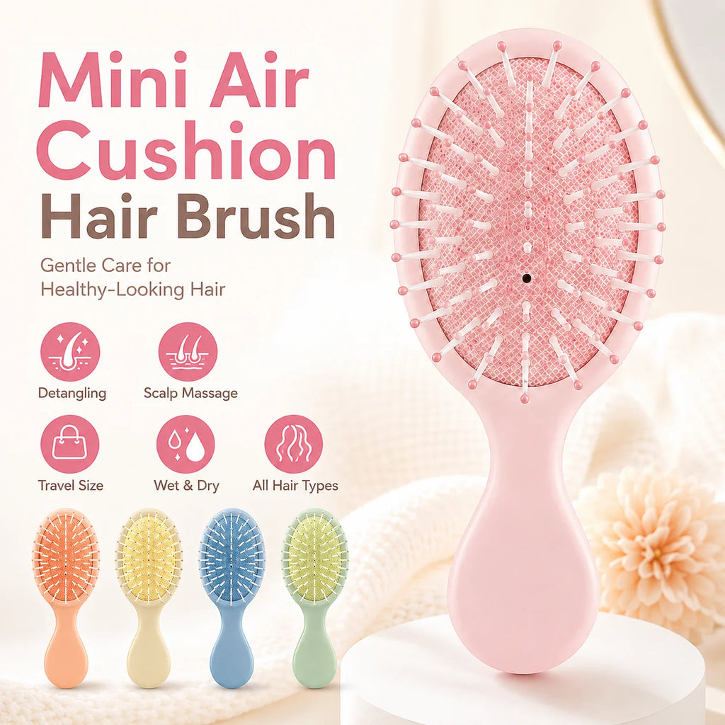 Mini Air Cushion Detangling Hair Brush