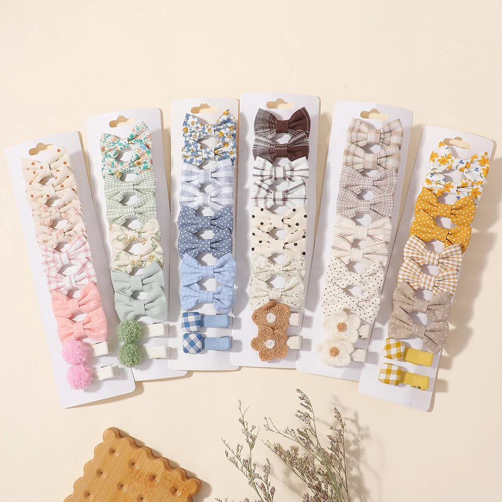 20pcs Kids Bows Hair Clips