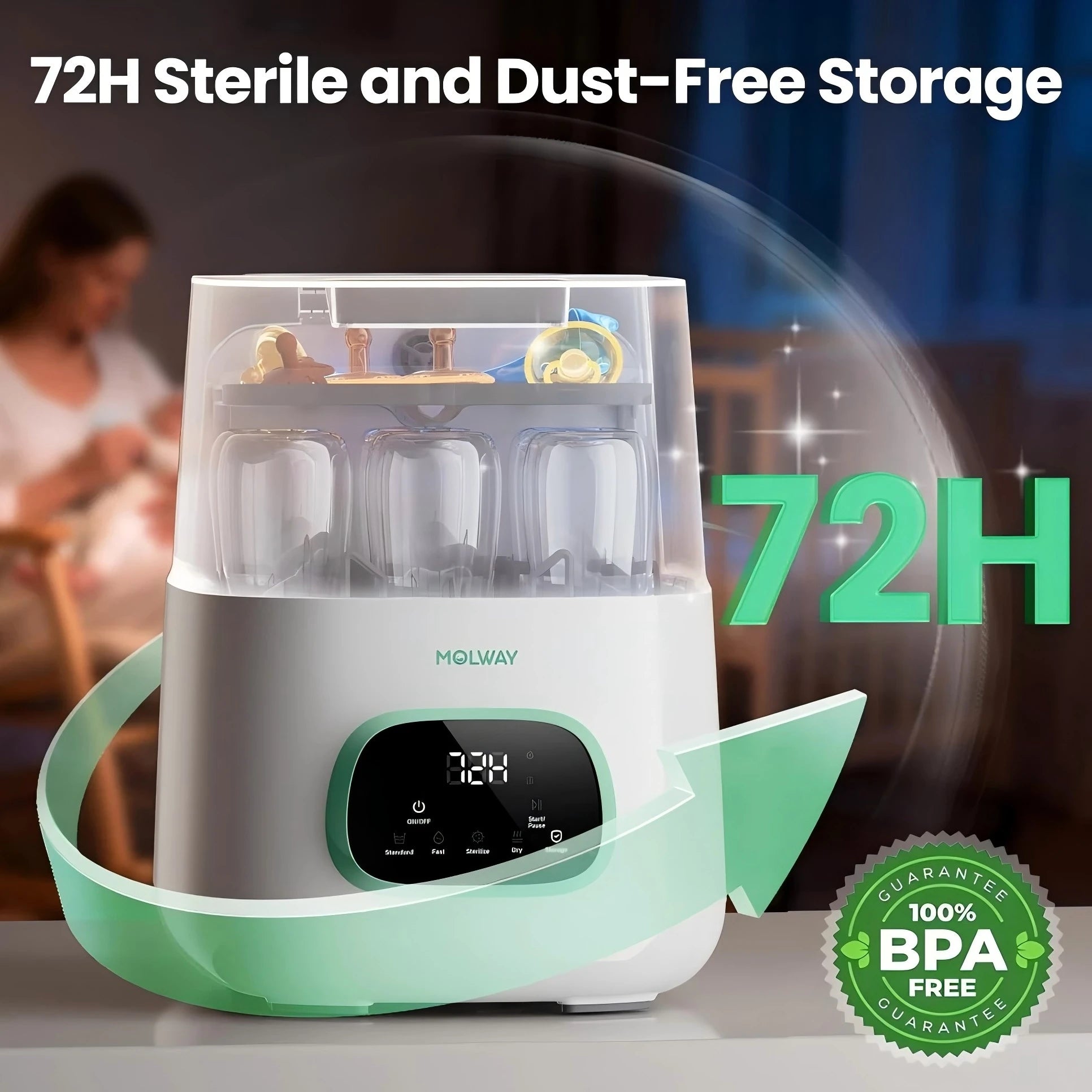 4-in-1 Baby Bottle Washer and Sanitizer