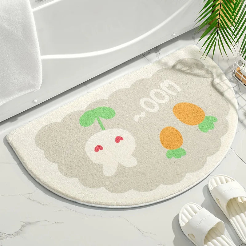 Non-Slip Soft Absorbent Floor Mats