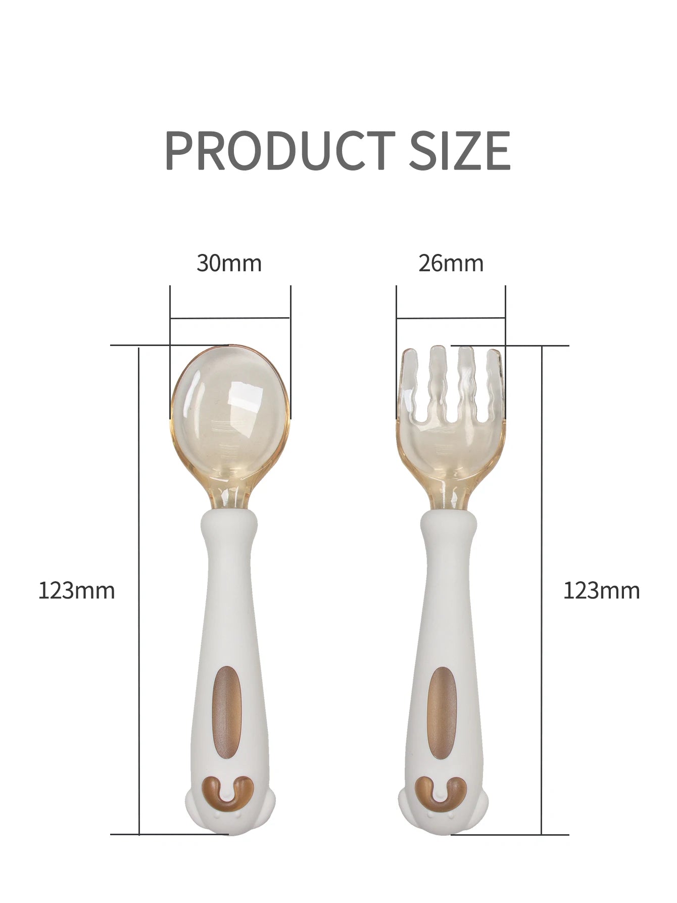 Baby Training Spoon-Fork Bendable Handle