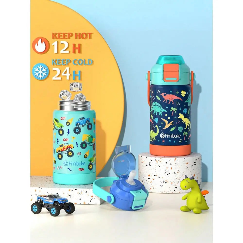 Insulated Water Bottle With PopOpen Straw Spout