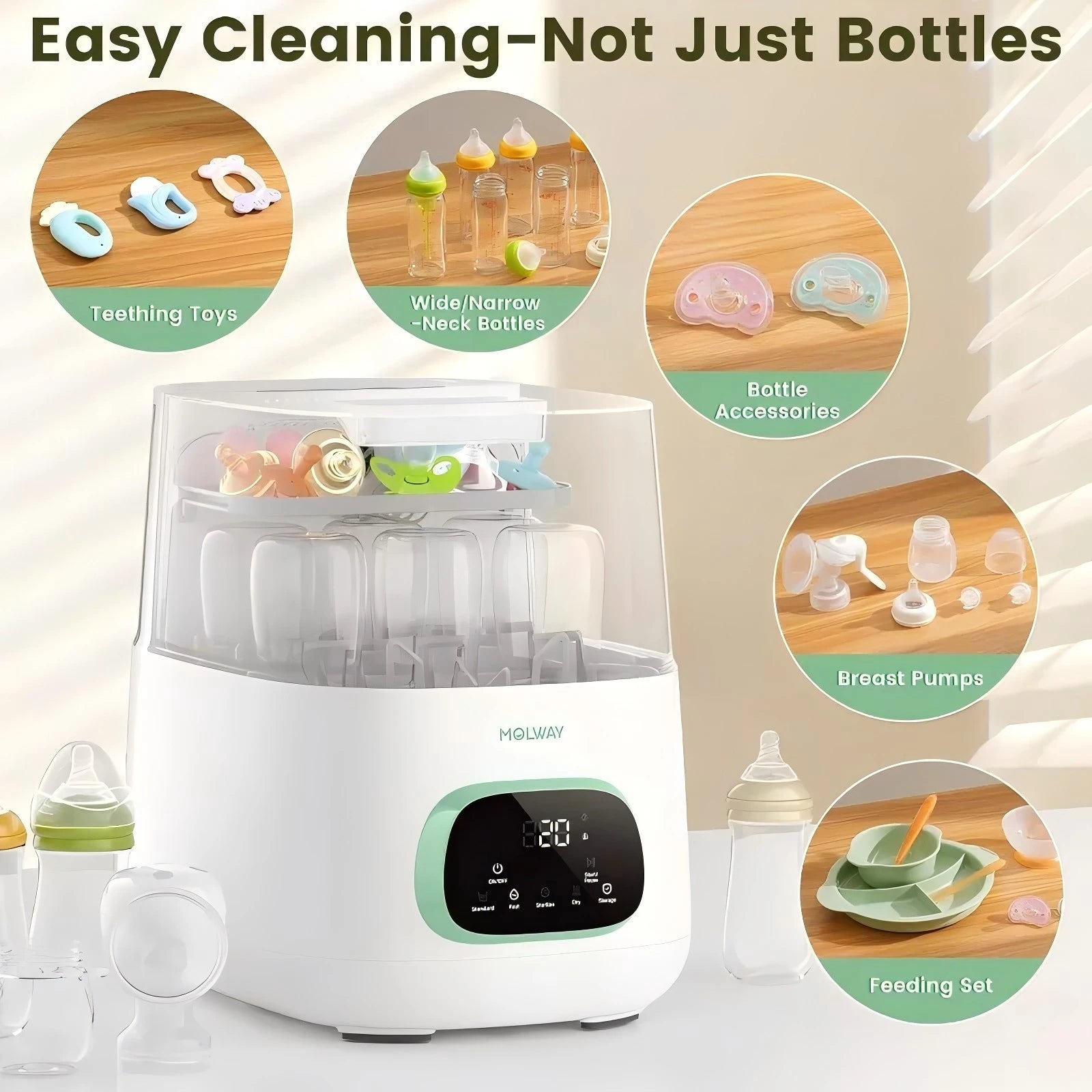 4-in-1 Baby Bottle Washer and Sanitizer