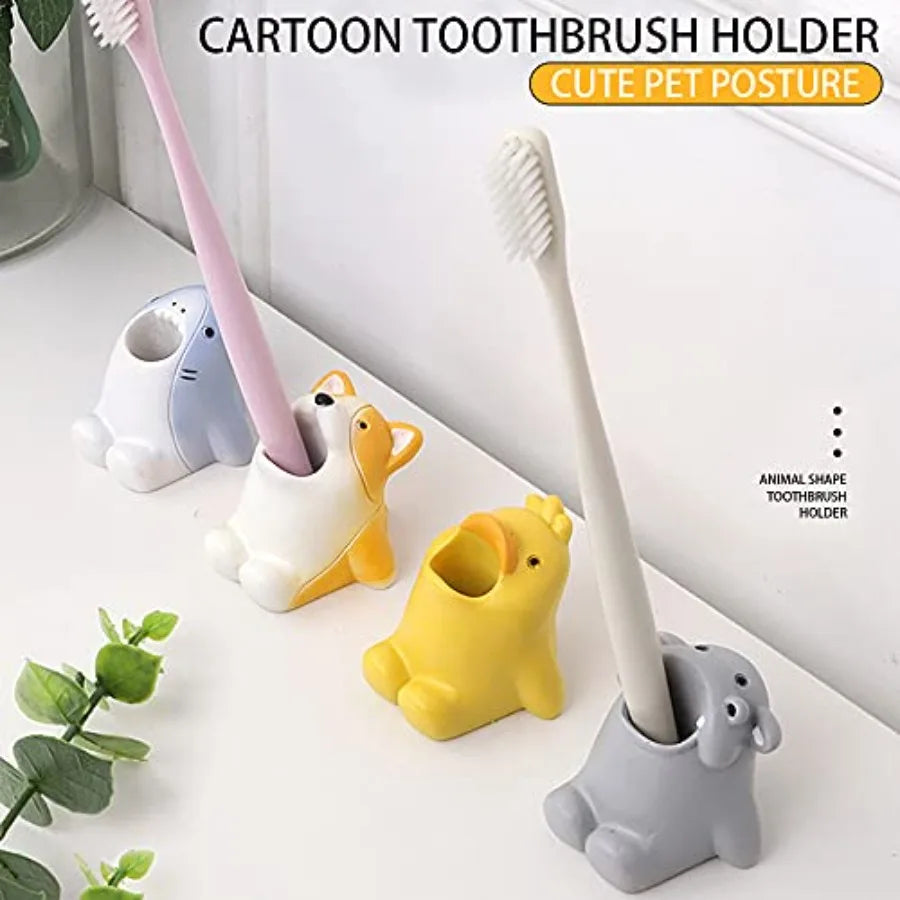 Cute Cartoon Toothbrush Holder For Fun