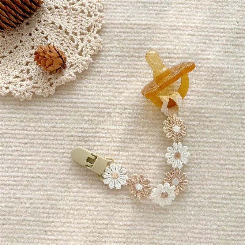 Little Daisy Pacifier Clips