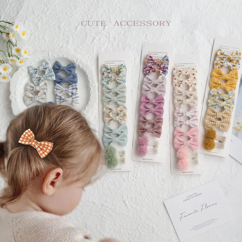 20pcs Kids Bows Hair Clips