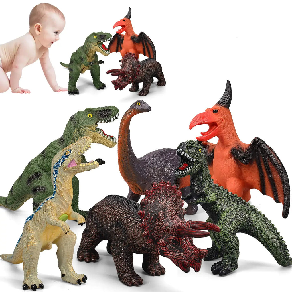6 Piece Jumbo Dinosaur Toys