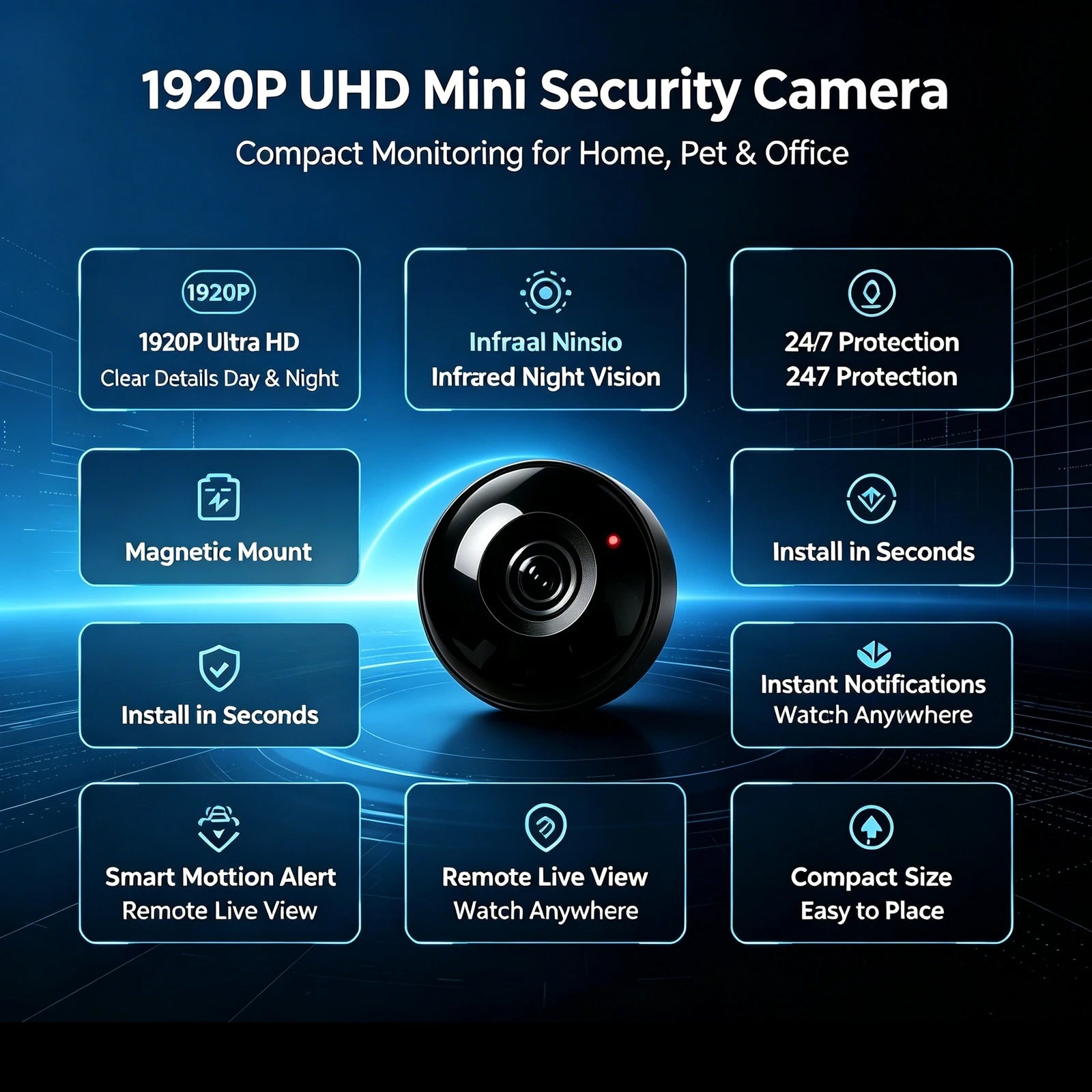Mini Security Camera Wireless WiFi