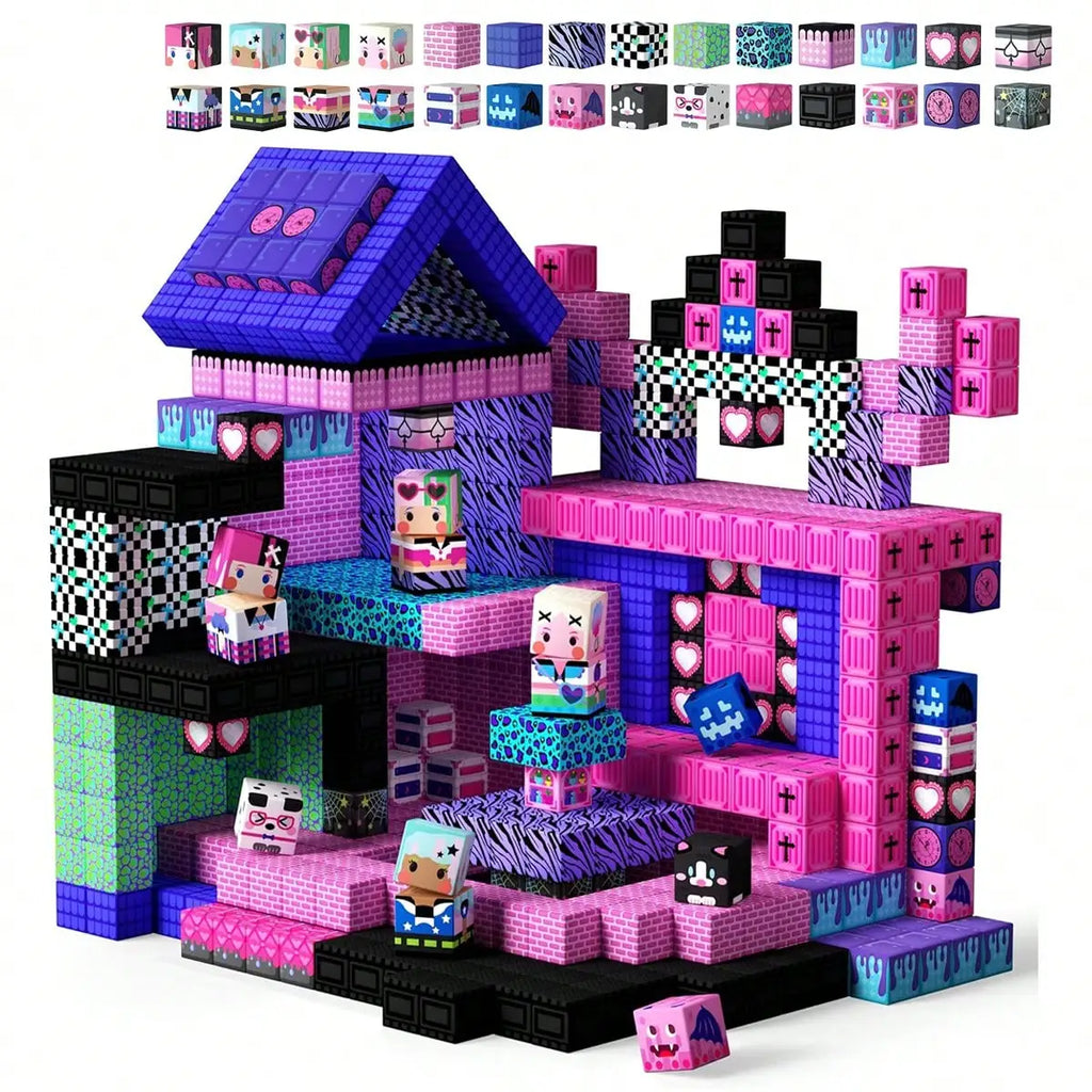 50-300pcs Magnetic Building Blocks & Tiles